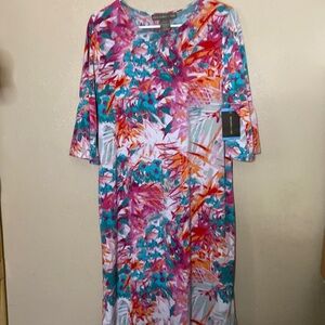 Alexandra + Oak colorful dress